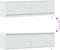 vidaXL - Tv-wandmeubel - met - LED-verlichting - 140x31x38 - cm - wit