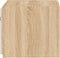 vidaXL - Tv-wandmeubel - met - LED-verlichting - 30,5x35x30 - cm - sonoma - eiken