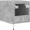 vidaXL - Tv-wandmeubel - met - LED-verlichting - 30,5x35x30 - cm - betongrijs