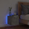 vidaXL - Tv-wandmeubel - met - LED-verlichting - 30,5x35x30 - cm - betongrijs