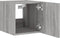 vidaXL - Tv-wandmeubel - met - LED-verlichting - 30,5x35x30 - cm - grijs - sonoma