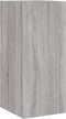 vidaXL - Tv-wandmeubel - met - LED-verlichting - 30,5x35x70 - cm - grijs - sonoma