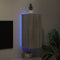 vidaXL - Tv-wandmeubel - met - LED-verlichting - 30,5x35x70 - cm - grijs - sonoma