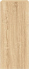 vidaXL - Tv-wandmeubel - met - LED-verlichting - 30,5x35x70 - cm - sonoma - eiken