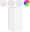 vidaXL - Tv-wandmeubel - met - LED-verlichting - 30,5x35x70 - cm - wit