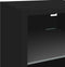 vidaXL - Tv-wandmeubel - met - LED-verlichting - 30x28,5x30 - cm - zwart