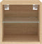 vidaXL - Tv-wandmeubel - met - LED-verlichting - 30x28,5x30 - cm - sonoma - eiken