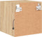 vidaXL - Tv-wandmeubel - met - LED-verlichting - 30x28,5x30 - cm - sonoma - eiken