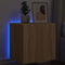 vidaXL - Tv-wandmeubel - met - LED-verlichting - 40,5x35x40 - cm - sonoma - eiken