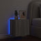 vidaXL - Tv-wandmeubel - met - LED-verlichting - 40,5x35x40 - cm - grijs - sonoma