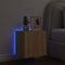 vidaXL - Tv-wandmeubel - met - LED-verlichting - 40,5x35x40 - cm - sonoma - eiken