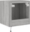 vidaXL - Tv-wandmeubel - met - LED-verlichting - 40,5x35x40 - cm - grijs - sonoma