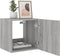 vidaXL - Tv-wandmeubel - met - LED-verlichting - 40,5x35x40 - cm - grijs - sonoma