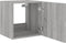 vidaXL - Tv-wandmeubel - met - LED-verlichting - 40,5x35x40 - cm - grijs - sonoma