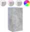 vidaXL - Tv-wandmeubel - met - LED-verlichting - 40,5x35x80 - cm - betongrijs