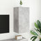 vidaXL - Tv-wandmeubel - met - LED-verlichting - 40,5x35x80 - cm - betongrijs