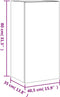 vidaXL - Tv-wandmeubel - met - LED-verlichting - 40,5x35x80 - cm - betongrijs