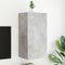 vidaXL - Tv-wandmeubel - met - LED-verlichting - 40,5x35x80 - cm - betongrijs