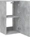 vidaXL - Tv-wandmeubel - met - LED-verlichting - 40,5x35x80 - cm - betongrijs