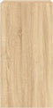 vidaXL - Tv-wandmeubel - met - LED-verlichting - 40,5x35x80 - cm - sonoma - eiken