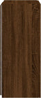 vidaXL - Tv-wandmeubel - met - LED-verlichting - 40,5x35x80 - cm - bruineikenkleur
