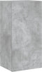 vidaXL - Tv-wandmeubel - met - LED-verlichting - 40,5x35x80 - cm - betongrijs