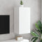 vidaXL - Tv-wandmeubel - met - LED-verlichting - 40,5x35x80 - cm - wit