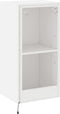 vidaXL - Tv-wandmeubel - met - LED-verlichting - 40,5x35x80 - cm - wit