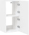 vidaXL - Tv-wandmeubel - met - LED-verlichting - 40,5x35x80 - cm - wit