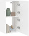 vidaXL - Tv-wandmeubel - met - LED-verlichting - 40,5x35x80 - cm - wit