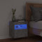 vidaXL - Tv-wandmeubel - met - LED-verlichting - 40x30x40 - cm - betongrijs