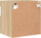 vidaXL - Tv-wandmeubel - met - LED-verlichting - 40x30x40 - cm - sonoma - eikenkleur