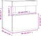 vidaXL - Tv-wandmeubel - met - LED-verlichting - 40x30x40 - cm - gerookt - eiken