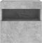 vidaXL - Tv-wandmeubel - met - LED-verlichting - 40x30x40 - cm - betongrijs