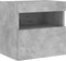 vidaXL - Tv-wandmeubel - met - LED-verlichting - 40x30x40 - cm - betongrijs