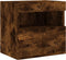 vidaXL - Tv-wandmeubel - met - LED-verlichting - 40x30x40 - cm - gerookt - eiken