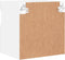 vidaXL - Tv-wandmeubel - met - LED-verlichting - 40x30x40 - cm - wit