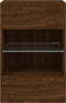vidaXL - Tv-wandmeubel - met - LED-verlichting - 40x30x60,5 - cm - bruineikenkleur