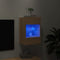 vidaXL - Tv-wandmeubel - met - LED-verlichting - 40x30x60,5 - cm - sonoma - eiken