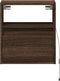 vidaXL - Tv-wandmeubel - met - LED-verlichting - 41x31x45 - cm - bruin - eikenkleur