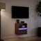 vidaXL - Tv-wandmeubel - met - LED-verlichting - 41x31x45 - cm - bruin - eikenkleur