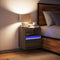 vidaXL - Tv-wandmeubel - met - LED-verlichting - 41x31x45 - cm - bruin - eikenkleur