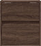 vidaXL - Tv-wandmeubel - met - LED-verlichting - 41x31x45 - cm - bruin - eikenkleur