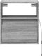 vidaXL - Tv-wandmeubel - met - LED-verlichting - 41x31x45 - cm - grijs - sonoma