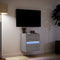 vidaXL - Tv-wandmeubel - met - LED-verlichting - 41x31x45 - cm - grijs - sonoma