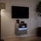 vidaXL - Tv-wandmeubel - met - LED-verlichting - 41x31x45 - cm - betongrijs