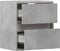 vidaXL - Tv-wandmeubel - met - LED-verlichting - 41x31x45 - cm - betongrijs