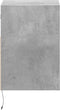 vidaXL - Tv-wandmeubel - met - LED-verlichting - 41x31x45 - cm - betongrijs