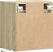vidaXL - Tv-wandmeubel - met - LED-verlichting - 41x31x45 - cm - sonoma - eikenkleur