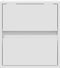 vidaXL - Tv-wandmeubel - met - LED-verlichting - 41x31x45 - cm - wit